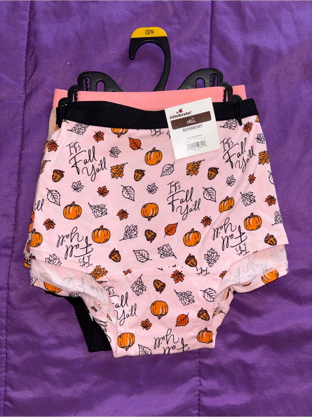 Cotton Boyshorts With Fall Print Designs- 3 Pack